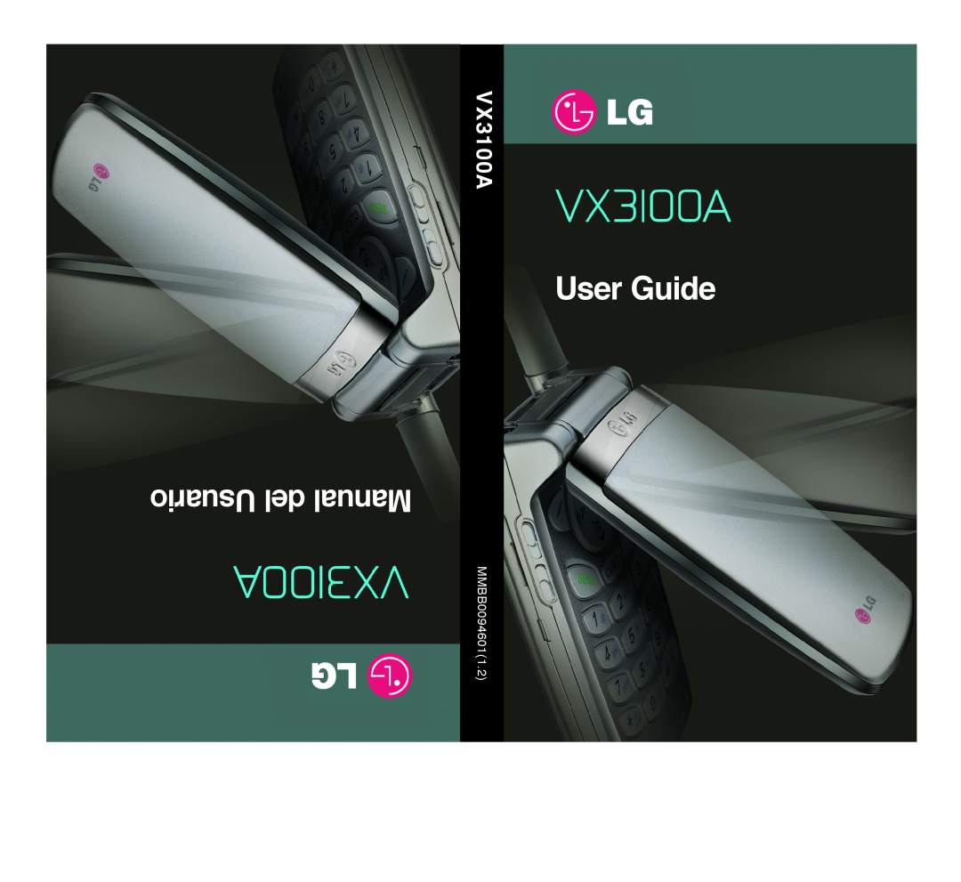 LG Electronics VX3100A manual User Guide, Usuario del Manual, MMBB00946011.2 