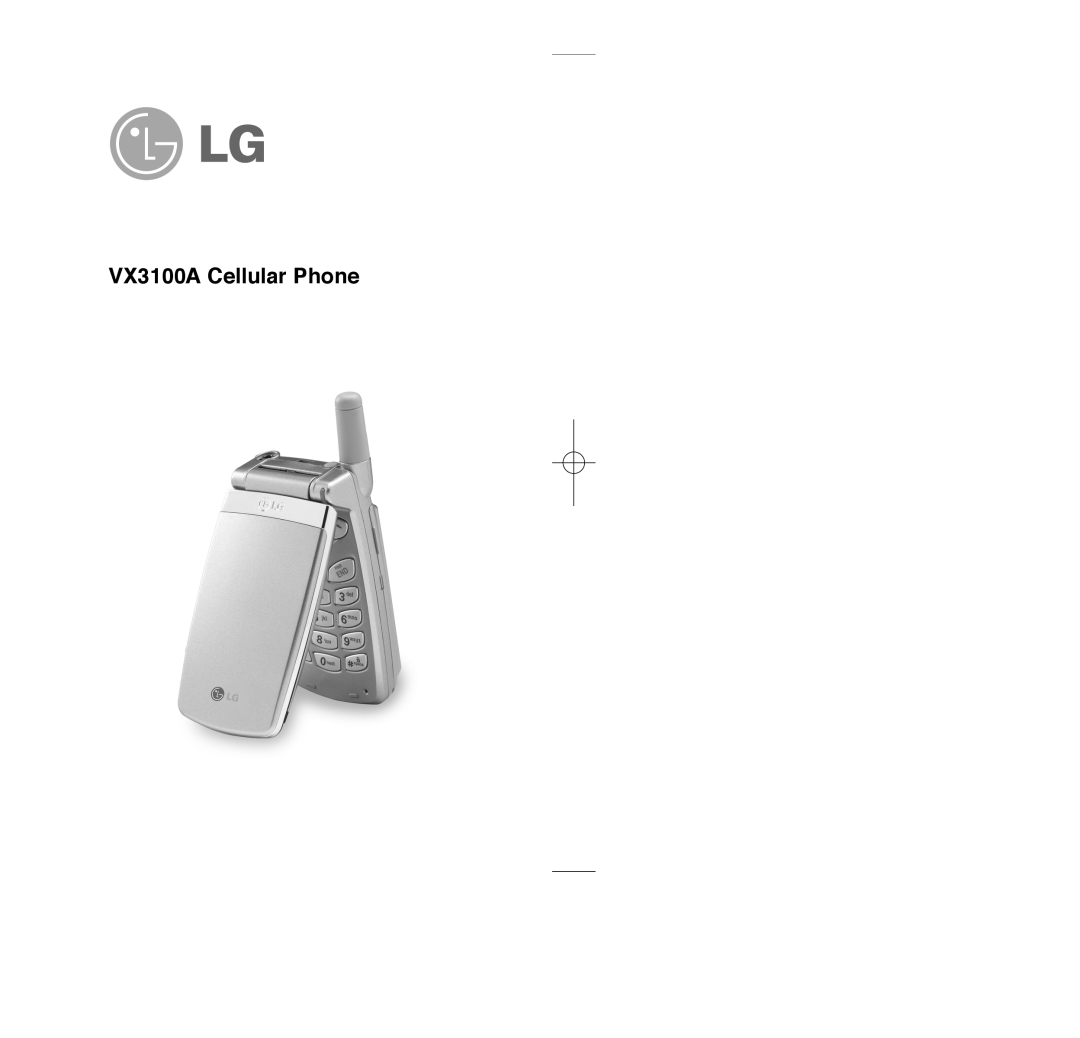 LG Electronics manual VX3100A Cellular Phone 