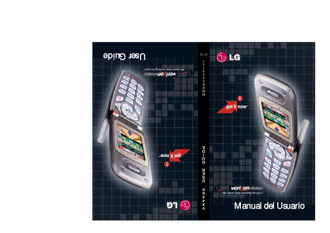 LG Electronics VX4400 manual Guide User 