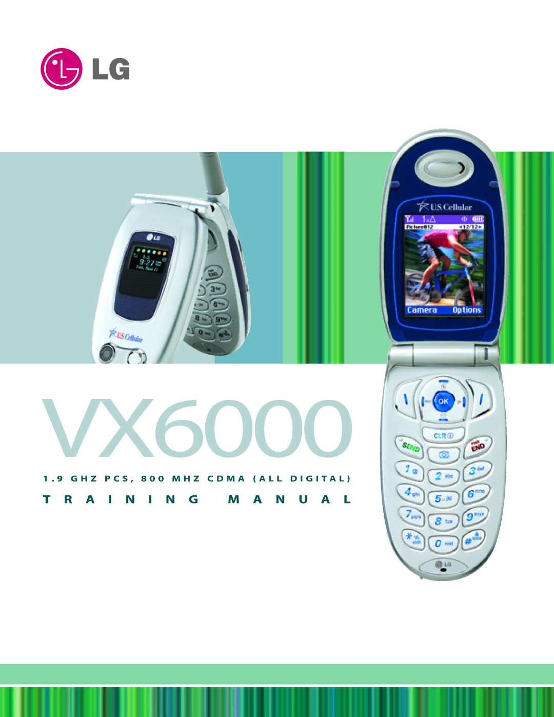 LG Electronics VX60001 manual 