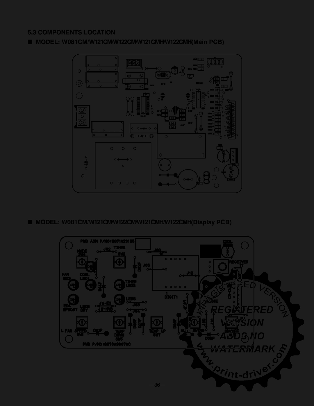 LG Electronics W081CA SG2 manual 