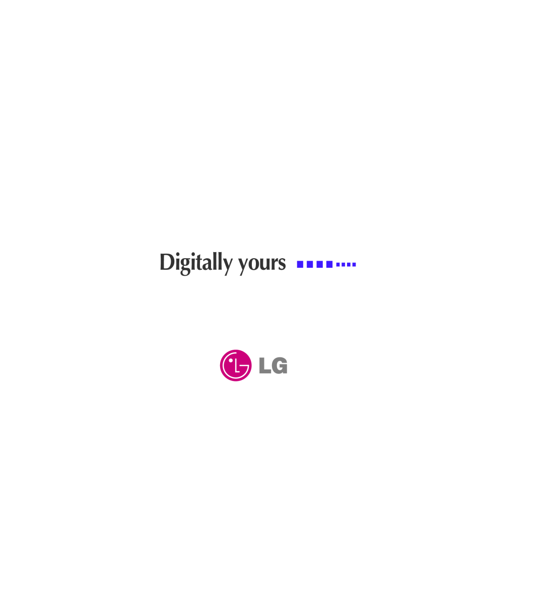 LG Electronics W2253TQ, W2053TQ manual Digitally yours 