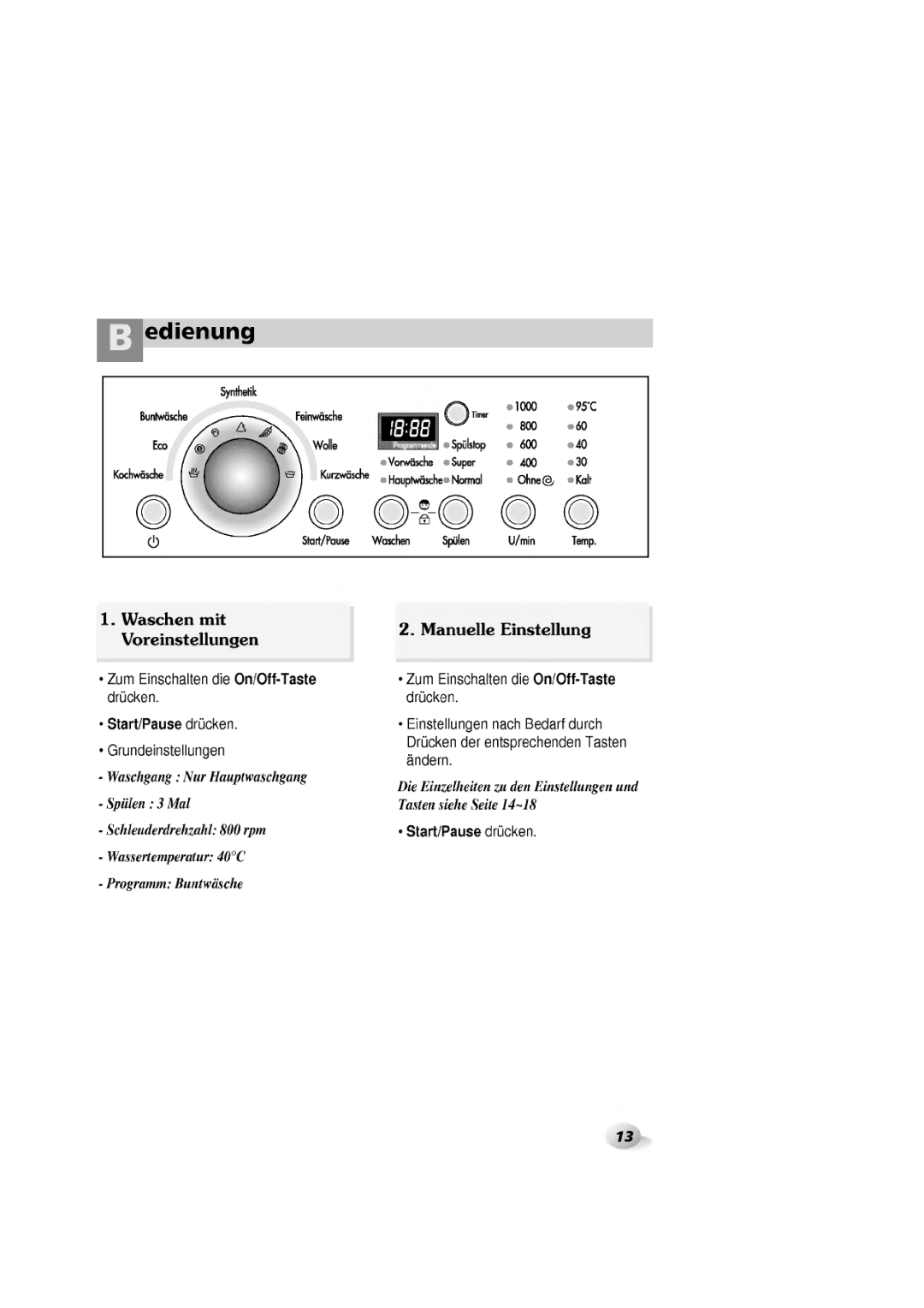 LG Electronics 1465(H)D, WD-1060F(H)D, 1065F(H)D, 1265F(H)D manual 