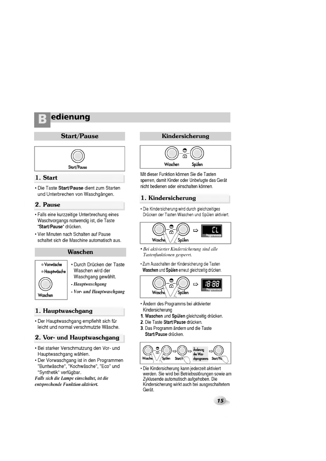 LG Electronics 1265F(H)D, WD-1060F(H)D, 1465(H)D, 1065F(H)D manual 