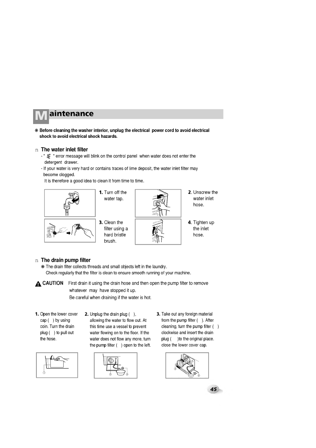 LG Electronics 1465(H)D, WD-1060F(H)D, 1065F(H)D, 1265F(H)D manual 