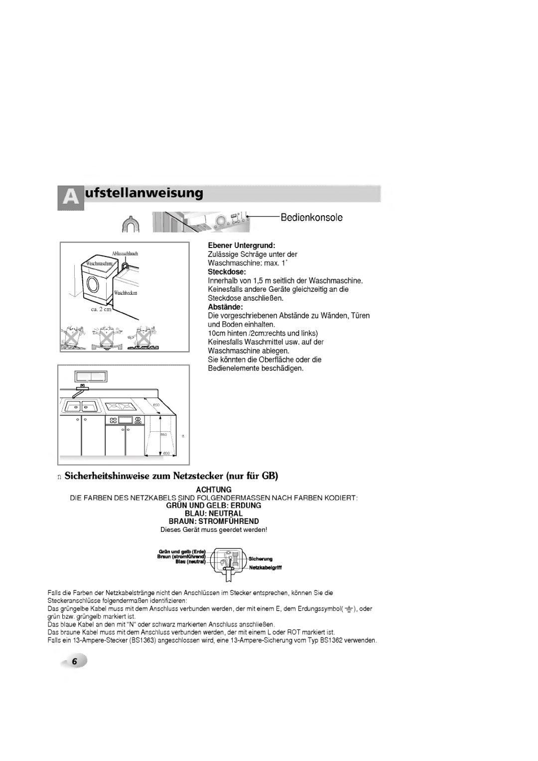 LG Electronics 1065F(H)D, WD-1060F(H)D, 1465(H)D, 1265F(H)D manual 