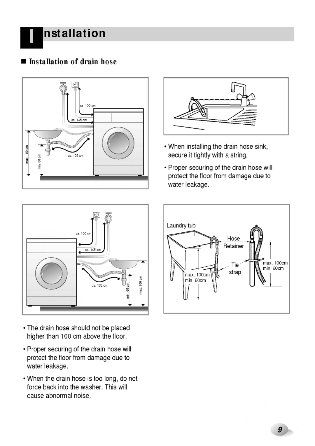 LG Electronics WD-10130(5)F, WD-65130F manual 