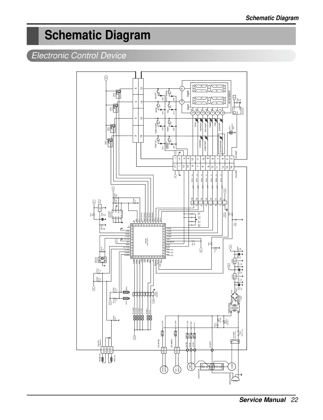 LG Electronics RAD-243A, WG1805RY6, WG2405RY6, RAD-183A service manual Diagram, CN-TH1 