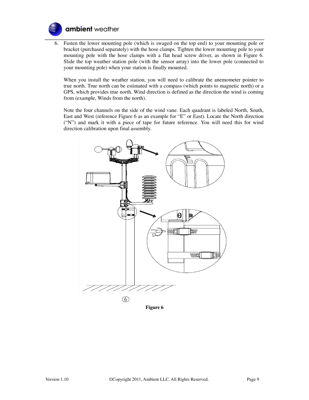 LG Electronics WS-2080 user manual Version Copyright 2011, Ambient LLC. All Rights Reserved 