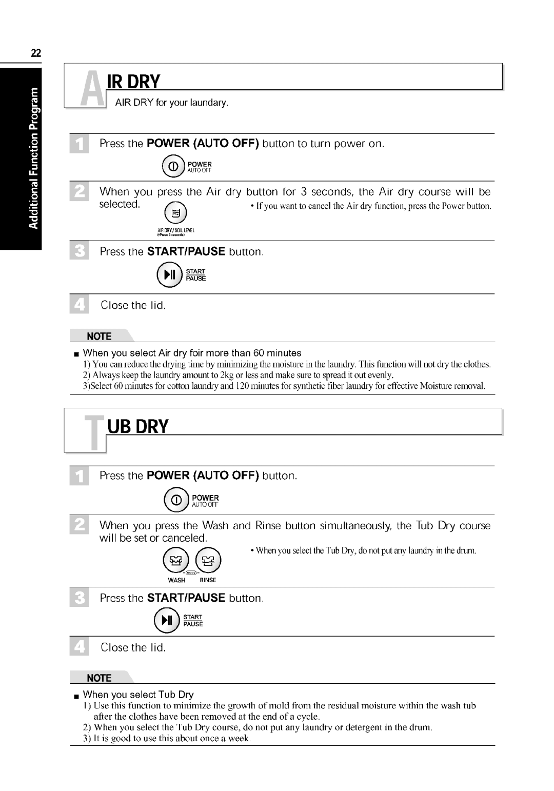 LG Electronics WT-H550 manual 