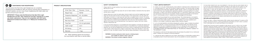 LG Electronics X-1 manual 