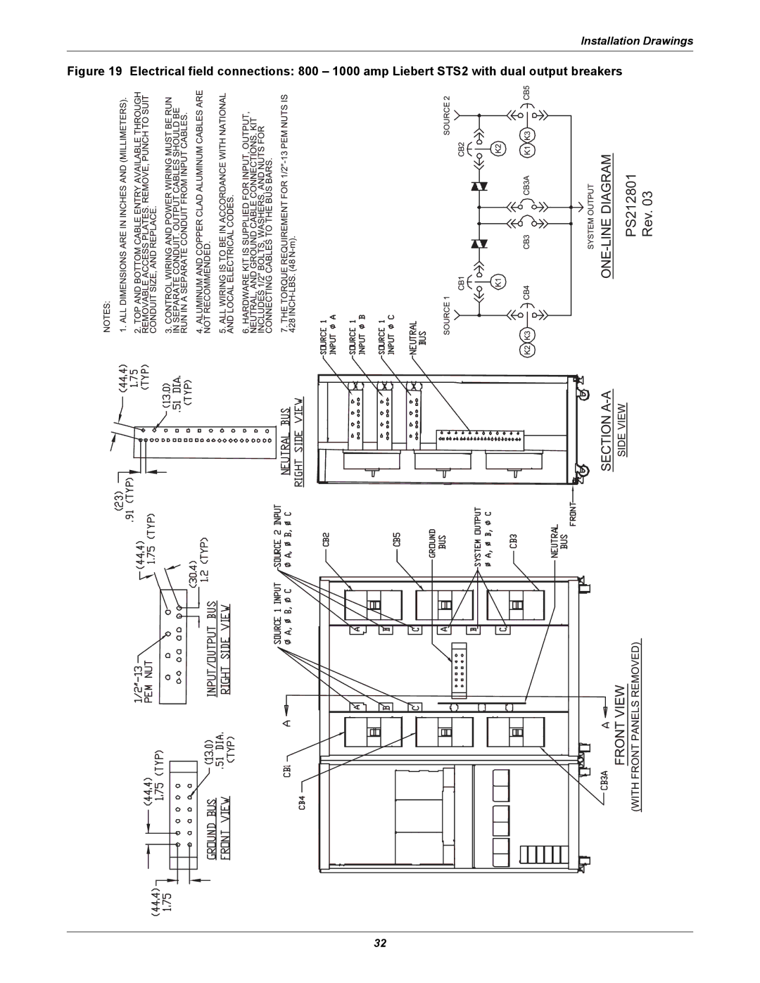 Liebert 100-1000A user manual PS212801 