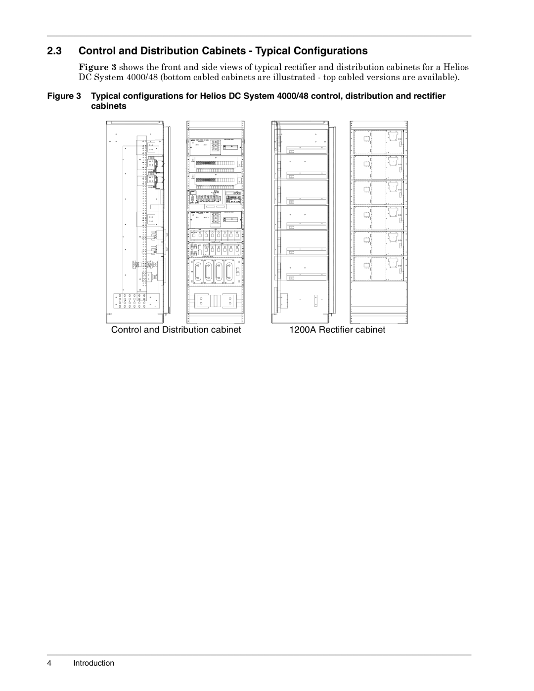 Liebert 6000 A, 3000, 4000, 1500 user manual Control and Distribution Cabinets Typical Configurations 