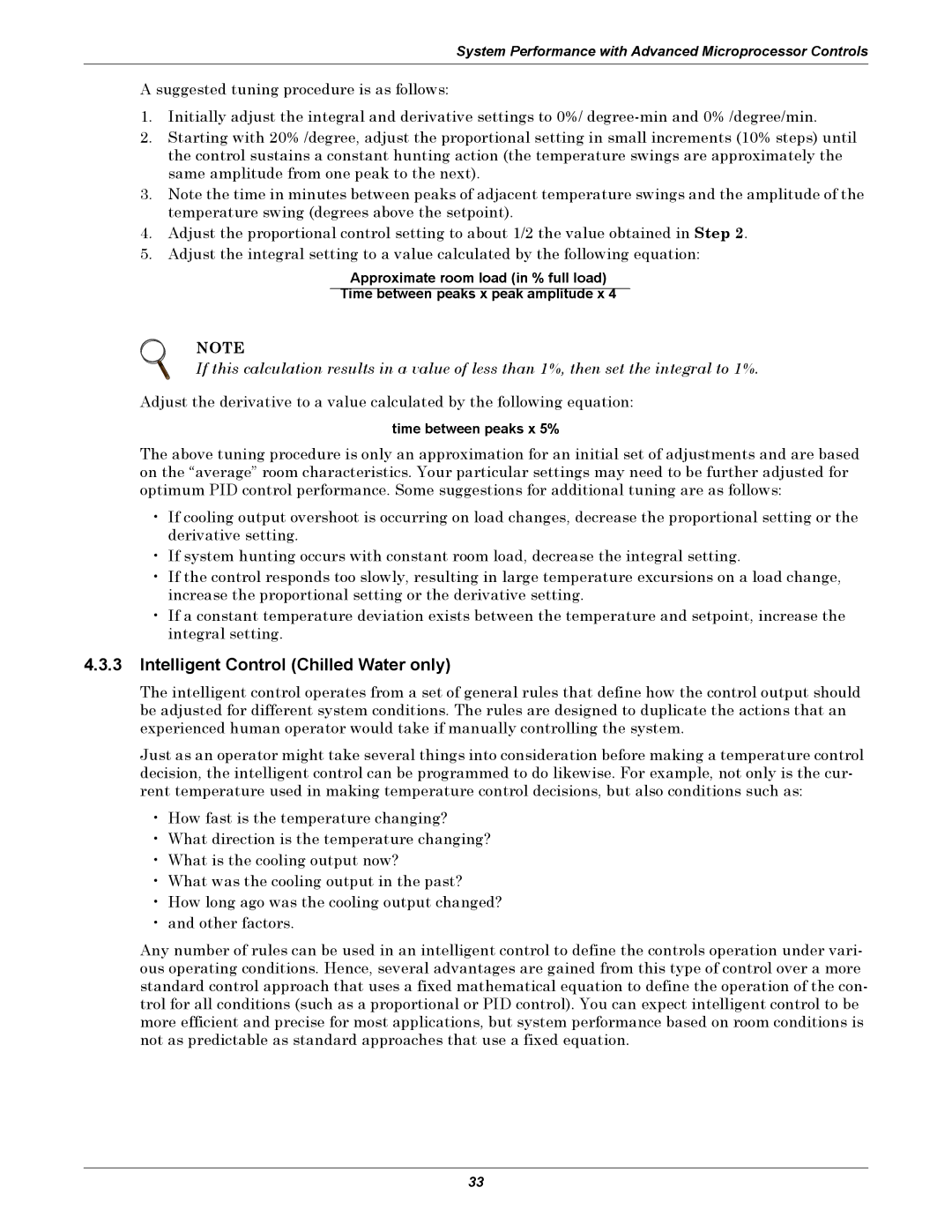 Liebert 3000 manual Time between peaks x 5% 