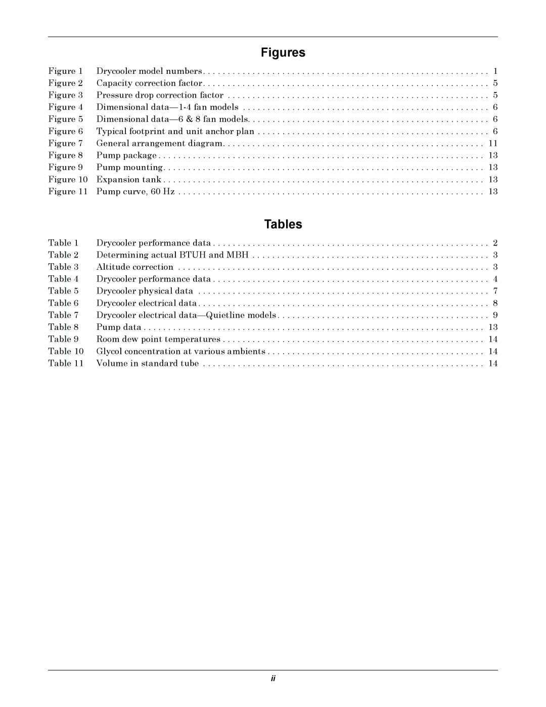 Liebert 60 HZ manual Figures 