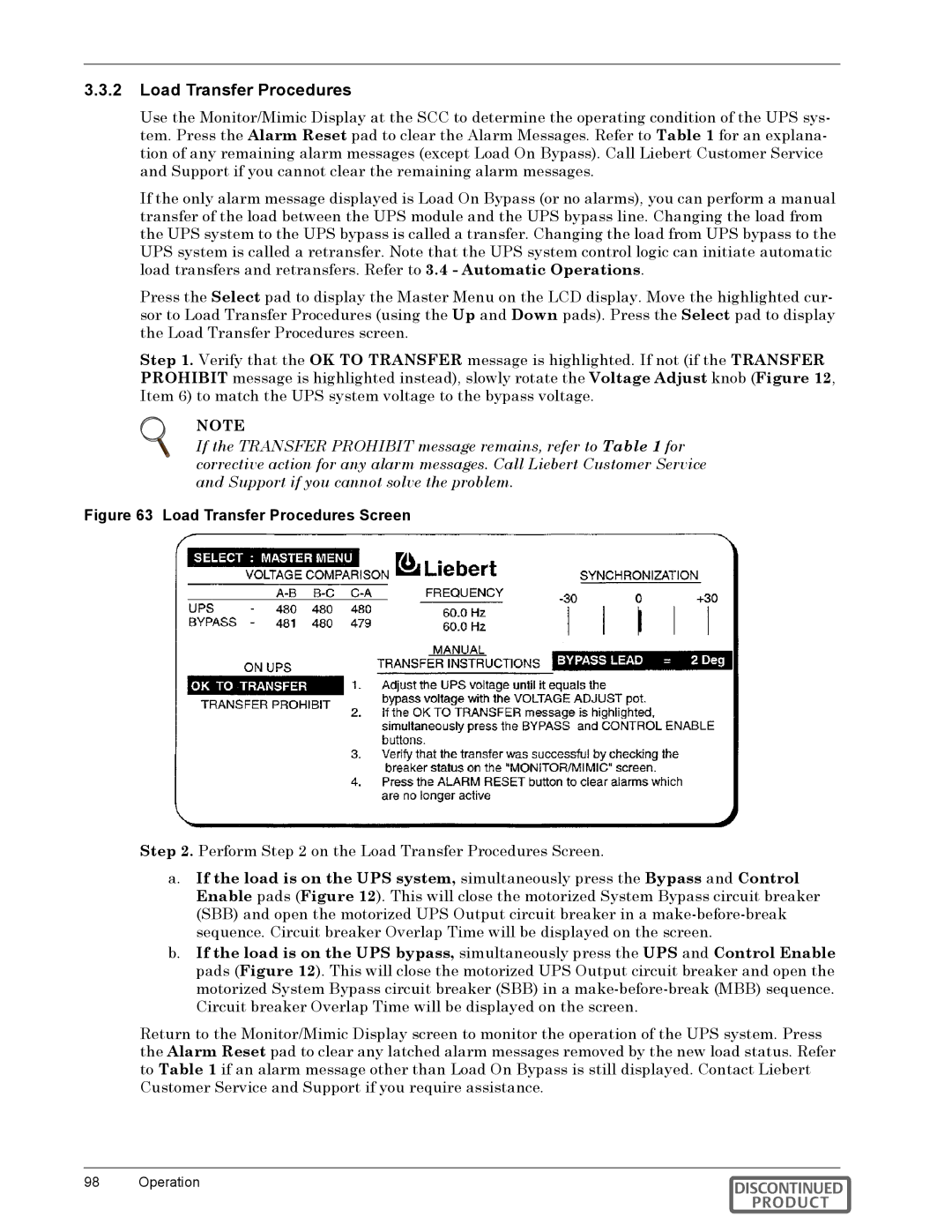 Liebert 600T manual  ,  