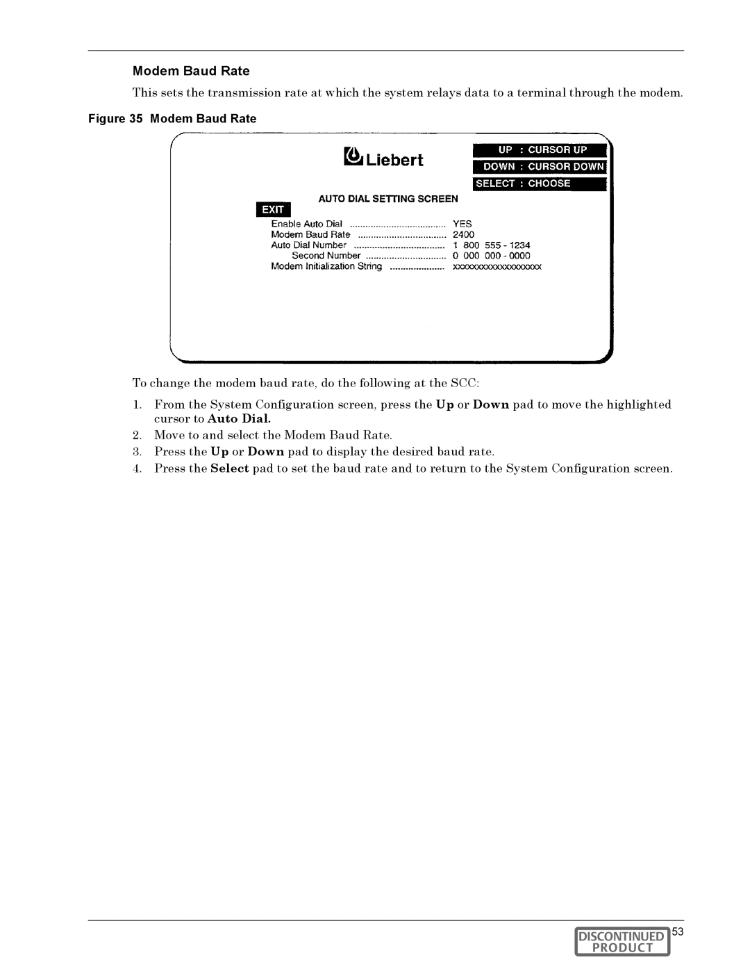 Liebert 600T manual ,  