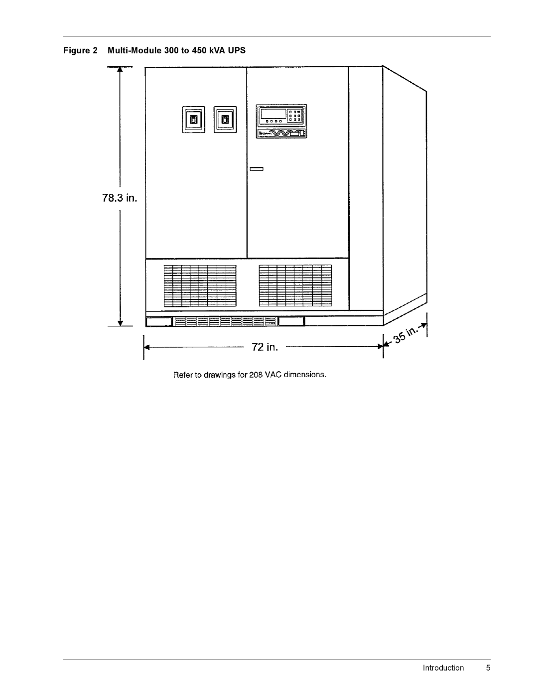 Liebert 600T manual LJXUHýë 0XOWLð0RGXOHýêííýWRýéèíýN9$ý836ý, QWURGXFWLRQýýýýýýýýýýè 