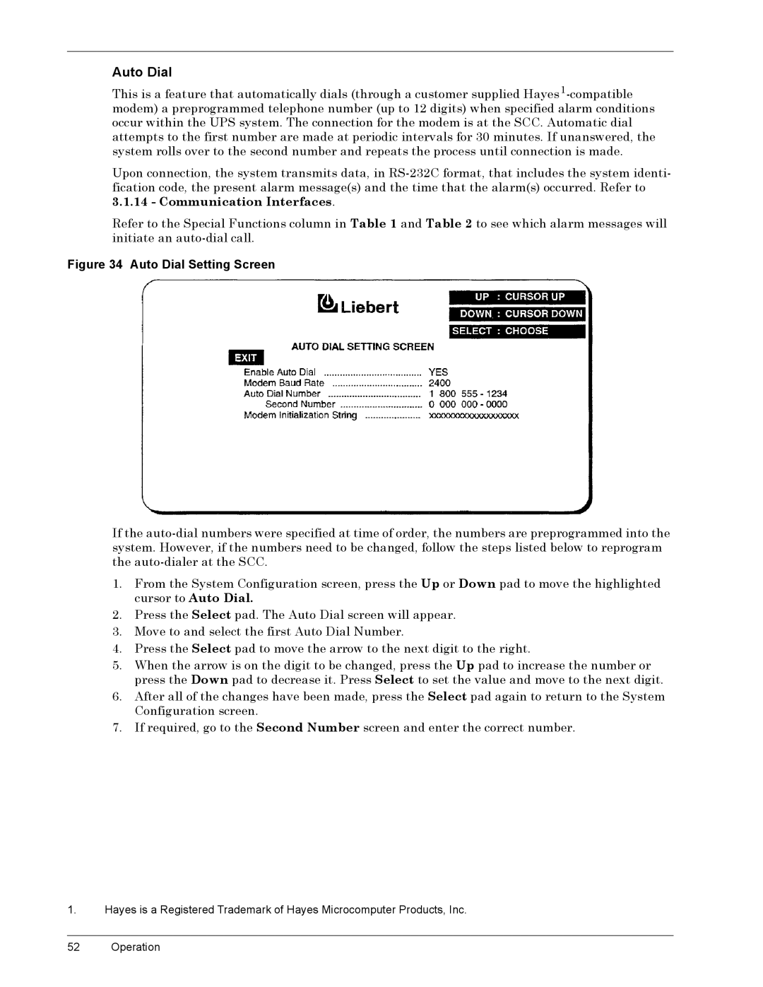 Liebert 600T manual $XWRýLDO, WKHýDXWRðGLDOHUýDWýWKHý6&&ï 