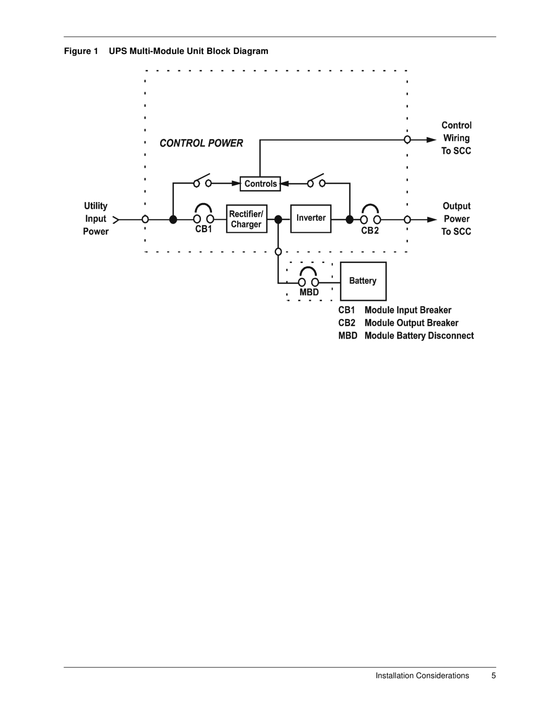 Liebert 600TTM installation manual UPS Multi-Module Unit Block Diagram 