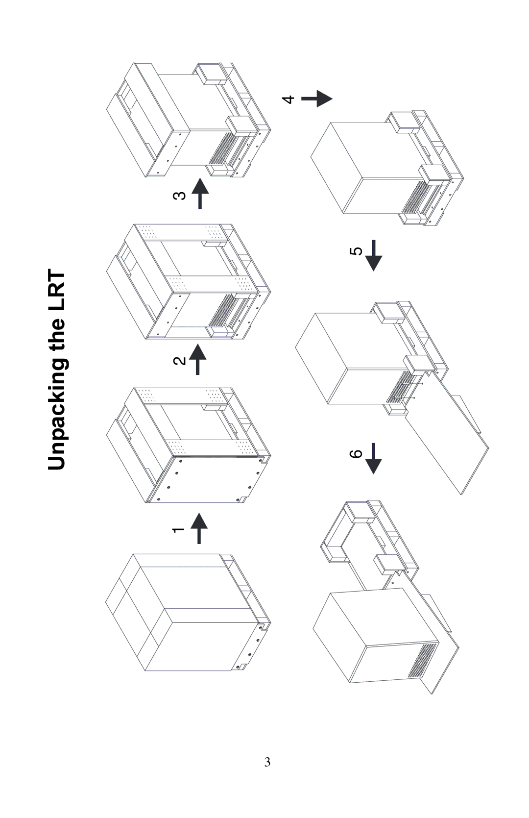 Liebert Battery Cabinet user manual Unpacking the LRT 