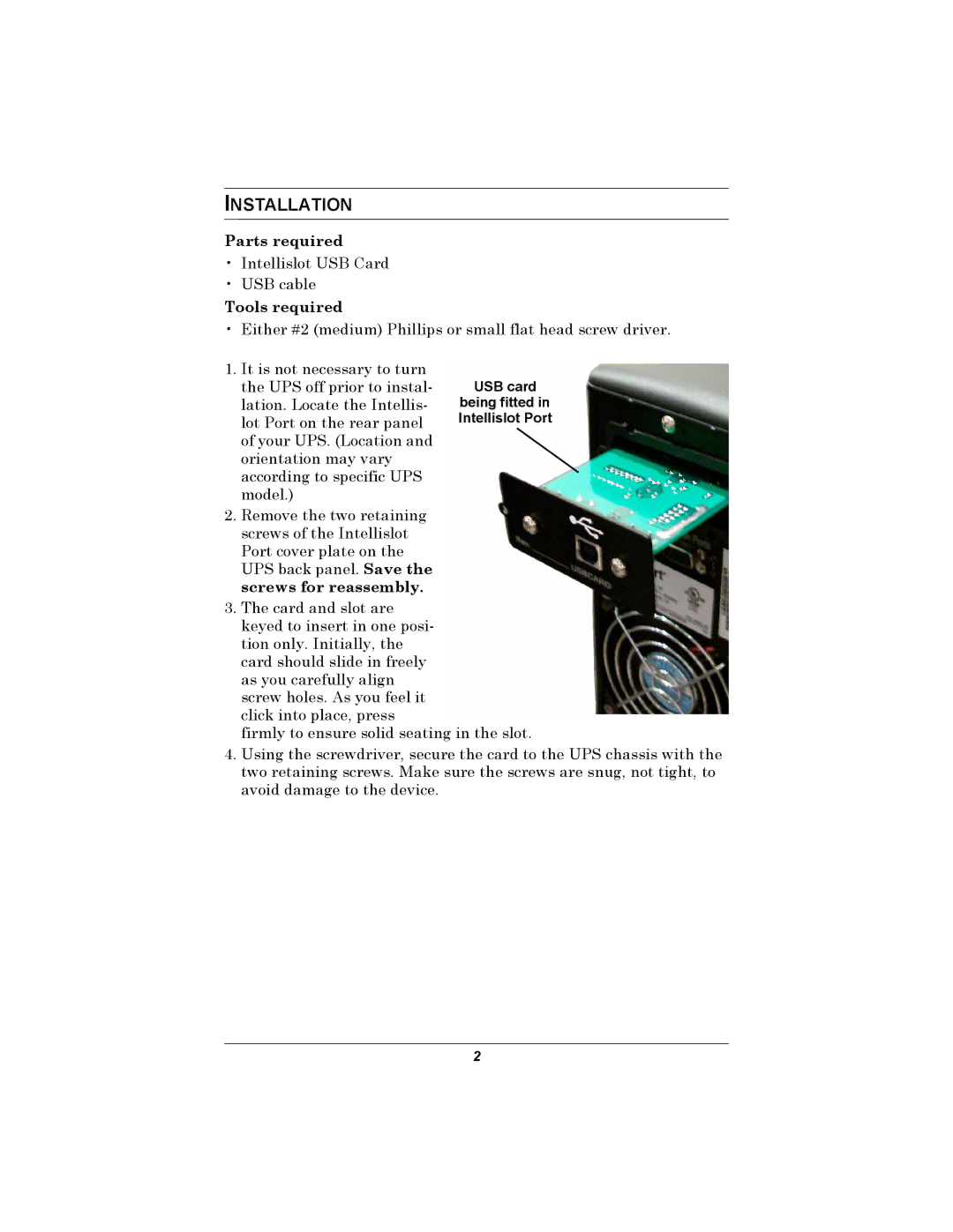 Liebert Computer Drive user manual Installation, Tools required 