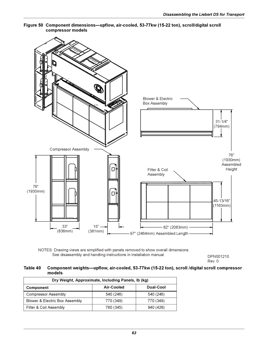 Liebert DS user manual 82 2083mm 