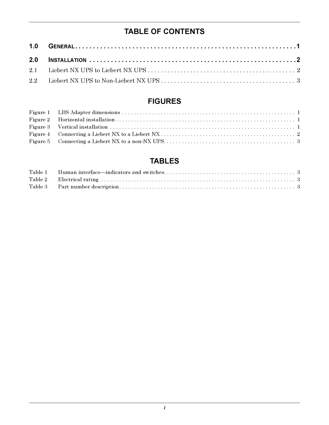 Liebert Extender/Adapter installation manual Figures 