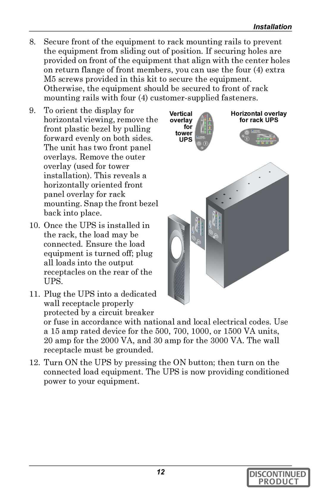 Liebert gxt2u user manual Ups 