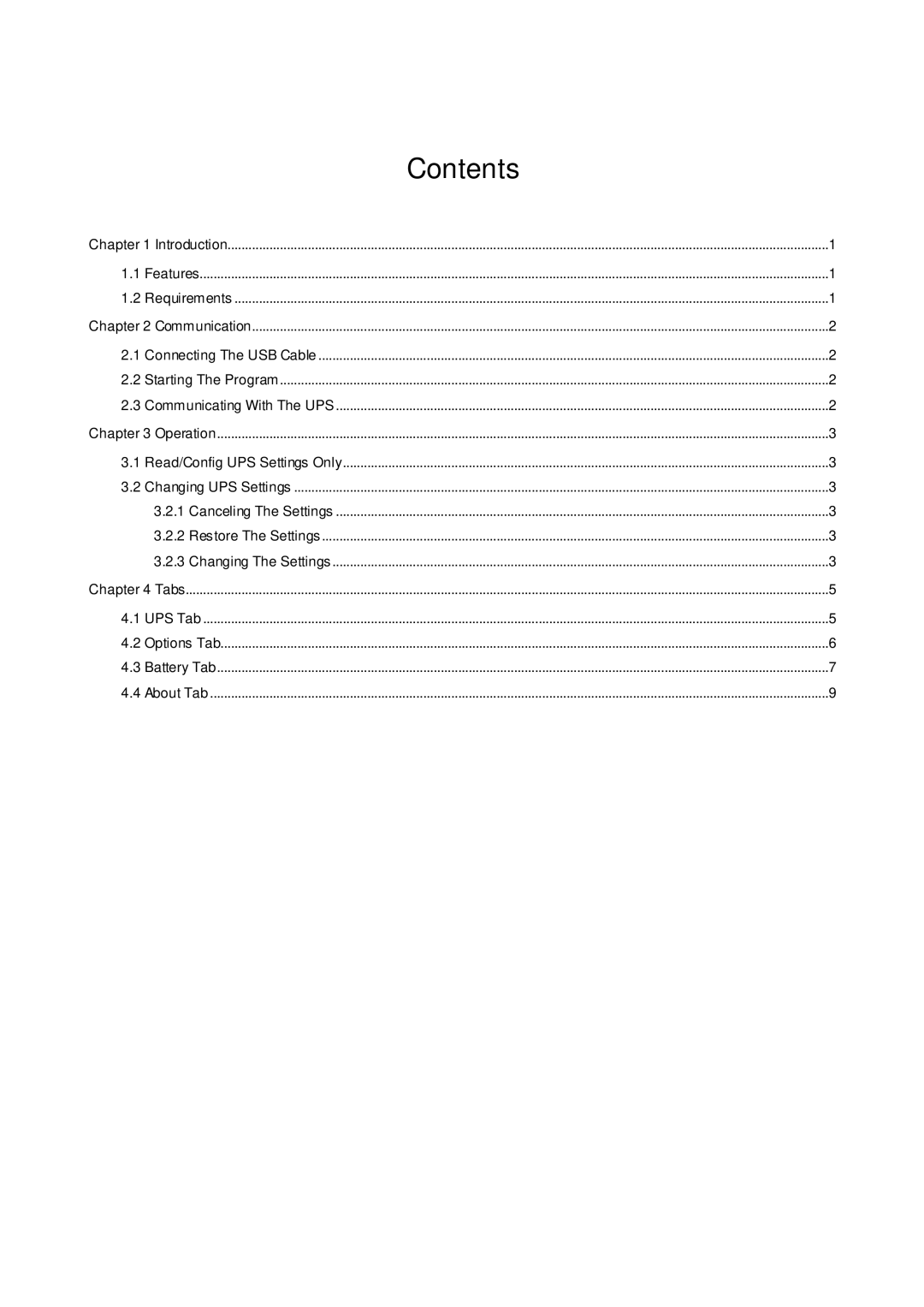 Liebert GXT3 user manual Contents 