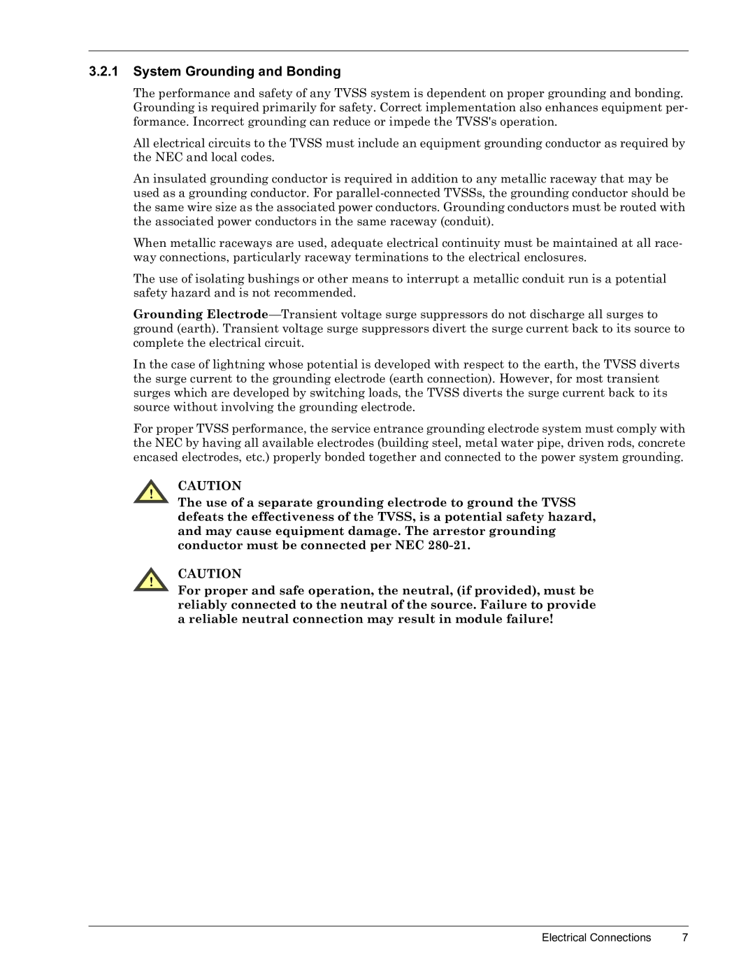 Liebert II manual System Grounding and Bonding 