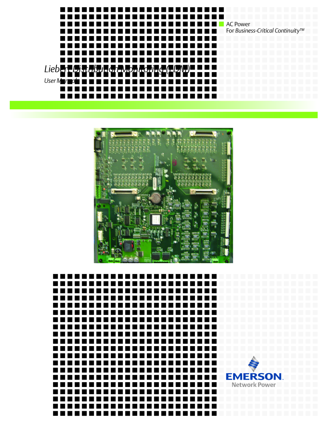 Liebert LDM user manual 