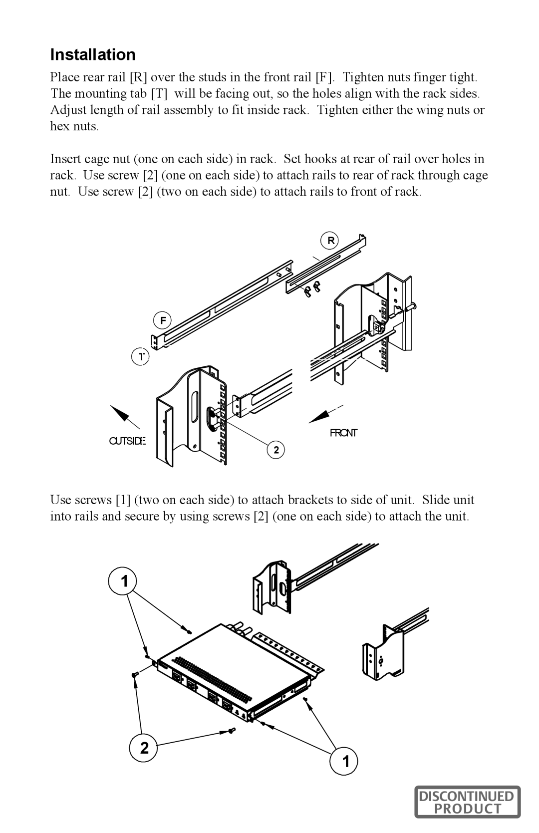 Liebert micro smart switch user manual Installation 