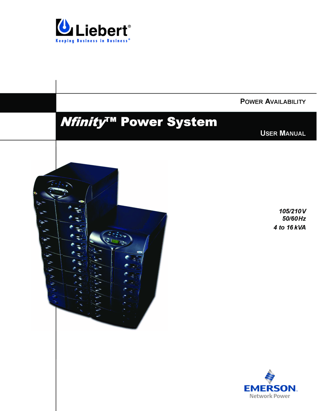 Liebert NfinityTM manual Nfinity Power System 