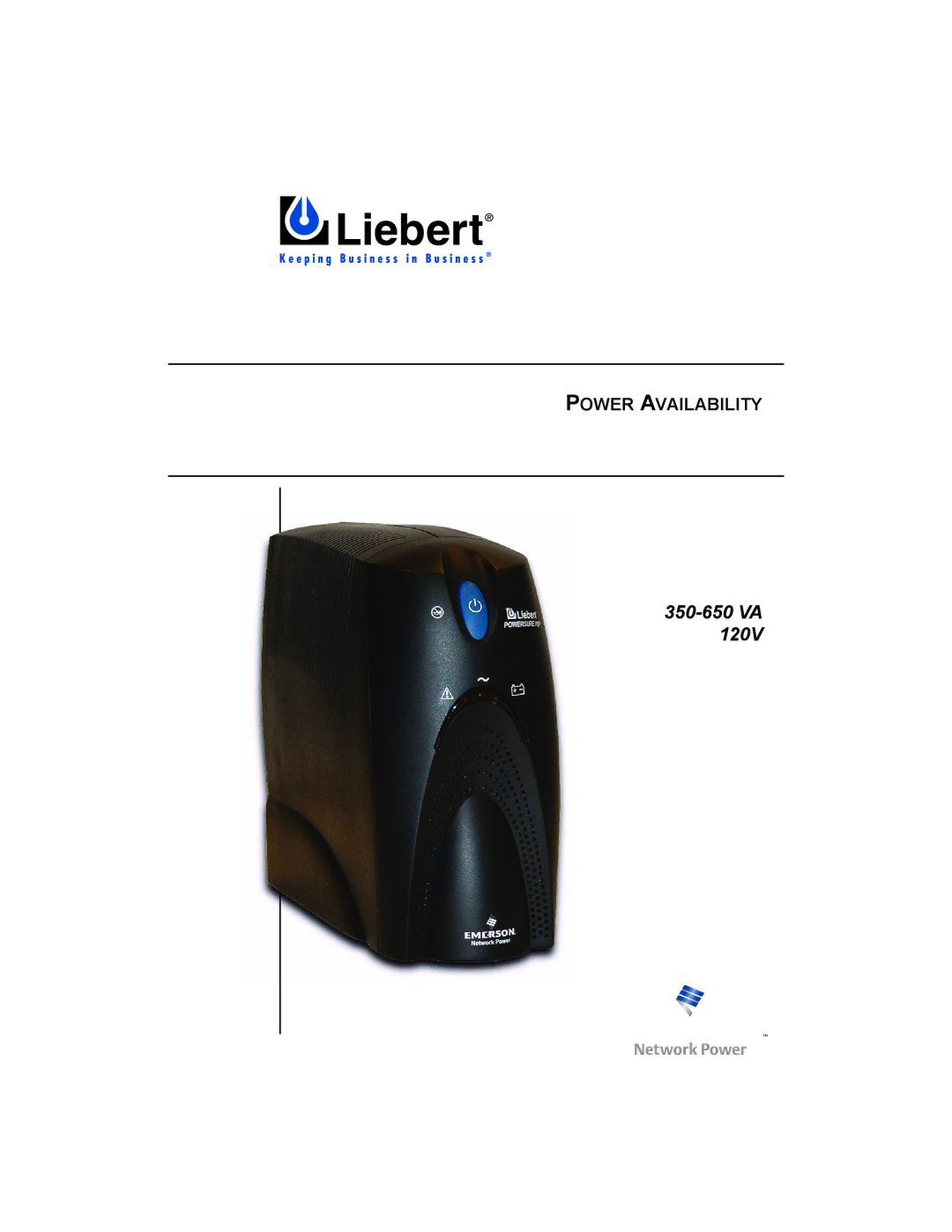 Liebert PSP user manual 