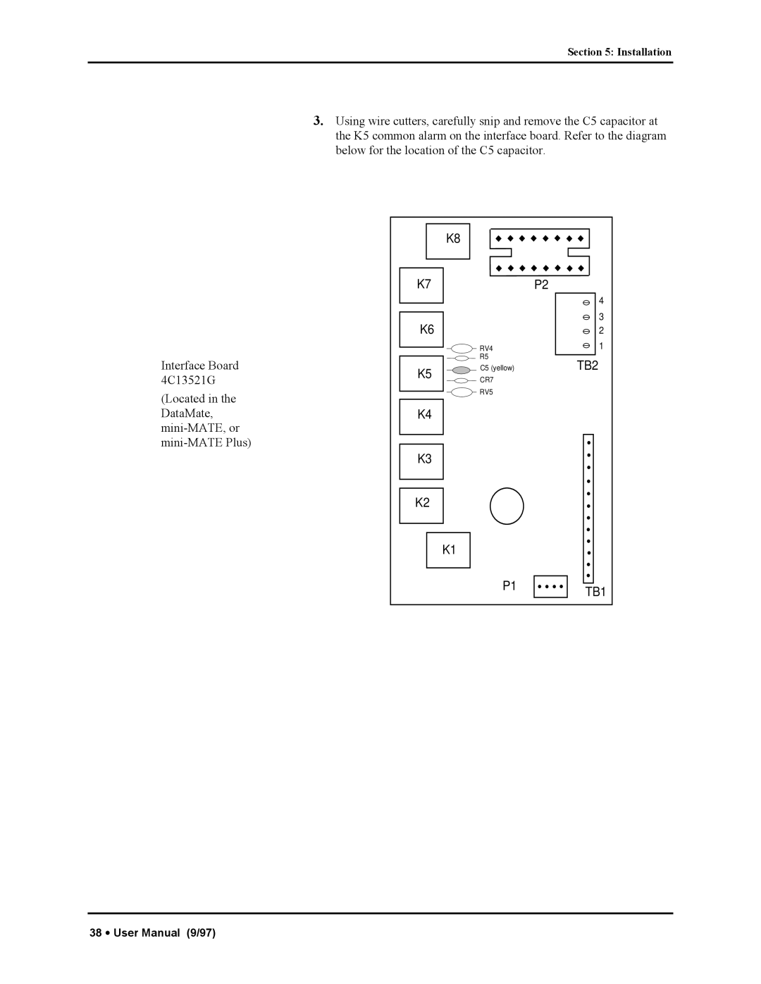 Liebert RAC2-8 manual TB2 