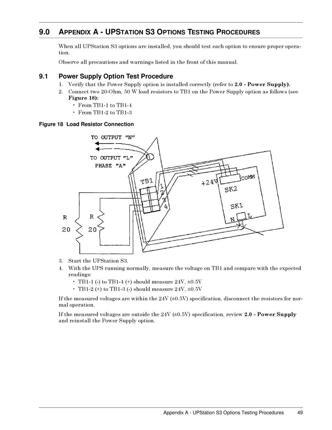 Liebert S3 Options Power Supply Option Test Procedure, ‡ URPý7%ìðìýWRý7%ìðé ‡ URPý7%ìðëýWRý7%ìðê, PDOýRSHUDWLRQï 