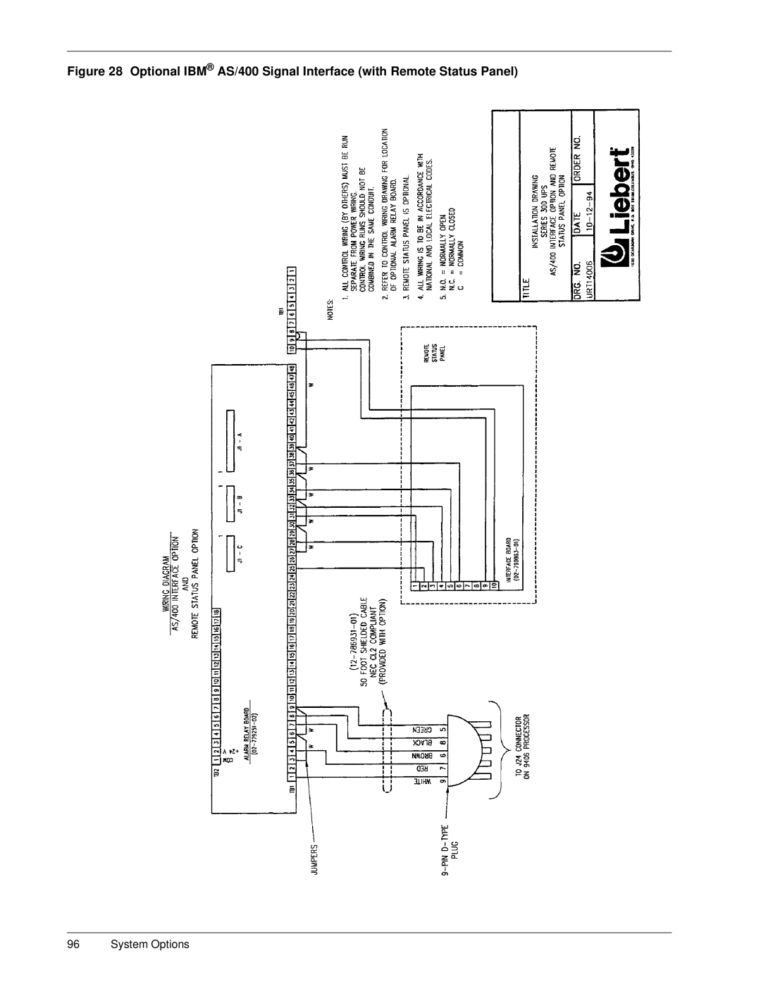 Liebert SERIES 300 UPS manual System Options 