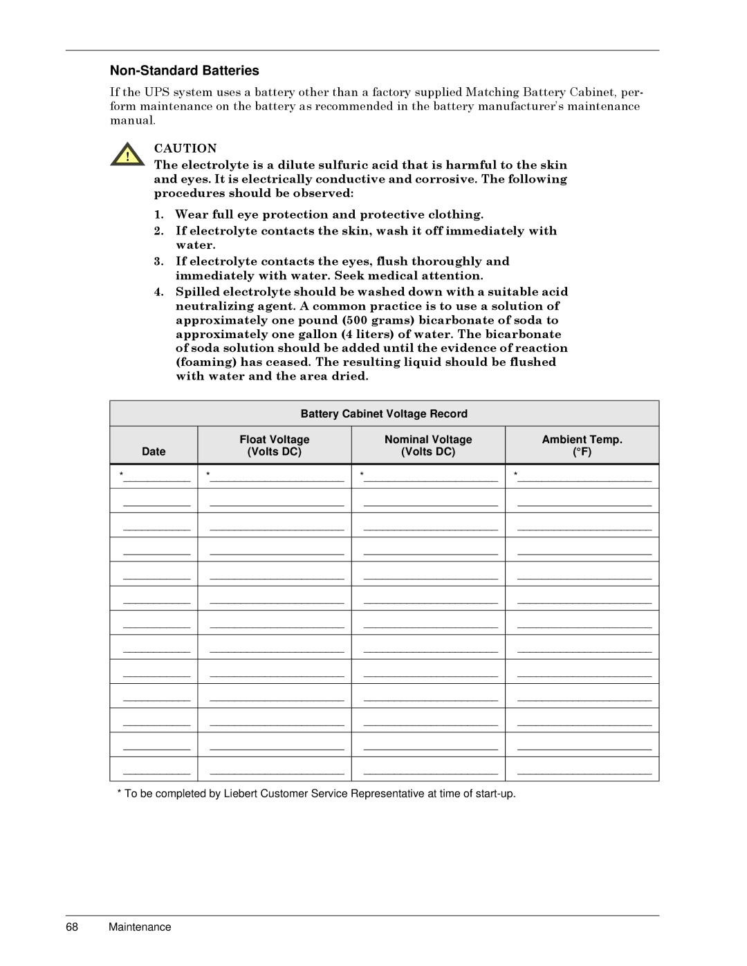 Liebert SERIES 300 UPS manual PDQXDOïý $ &$87,21, Ìï HDUýIXOOýH\HýSURWHFWLRQýDQGýSURWHFWLYHýFORWKLQJï 