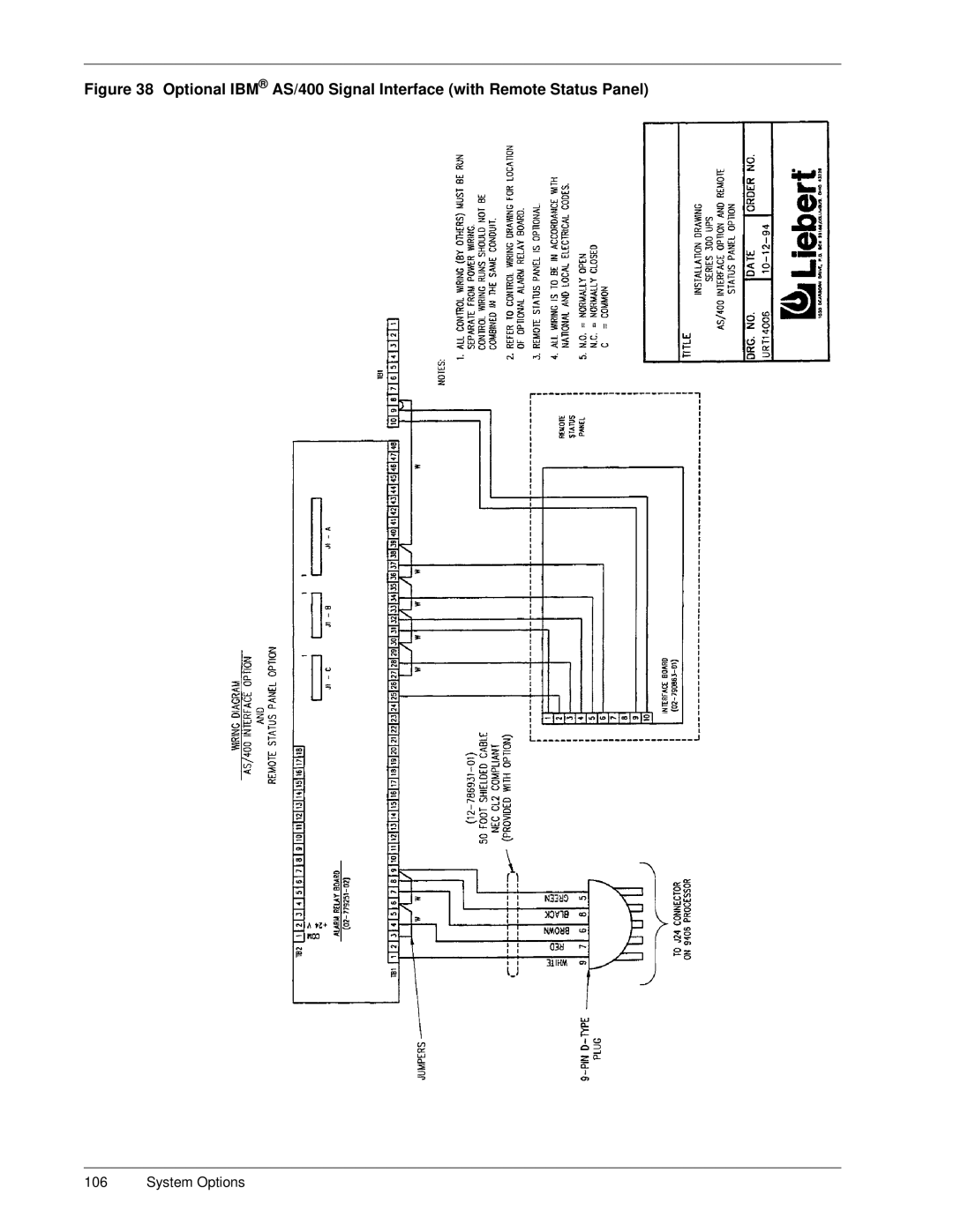 Liebert Series 300 manual System Options 