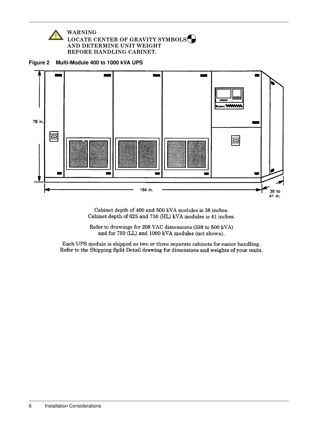 Liebert Series 600 manual Multi-Module 400 to 1000 kVA UPS 