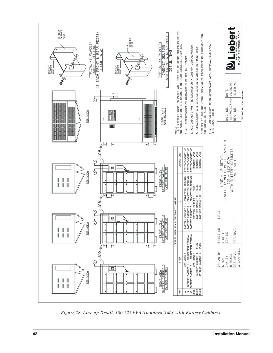 Liebert Series 600T installation manual Installation Manual 