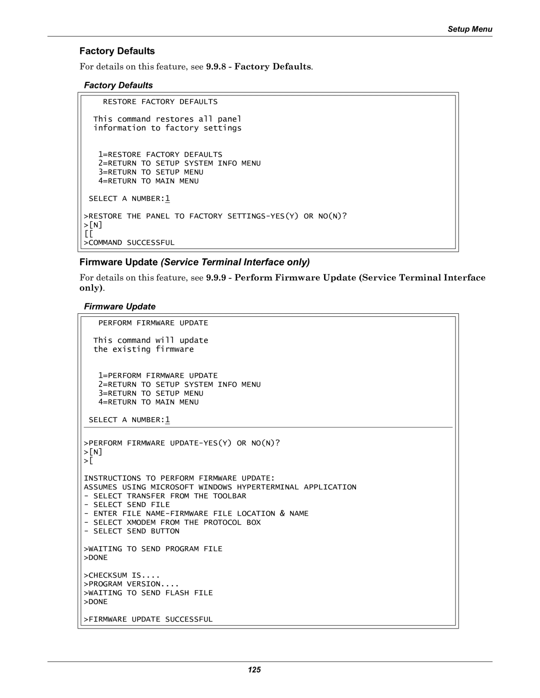 Liebert Universal Monitor user manual Factory Defaults, Firmware Update 