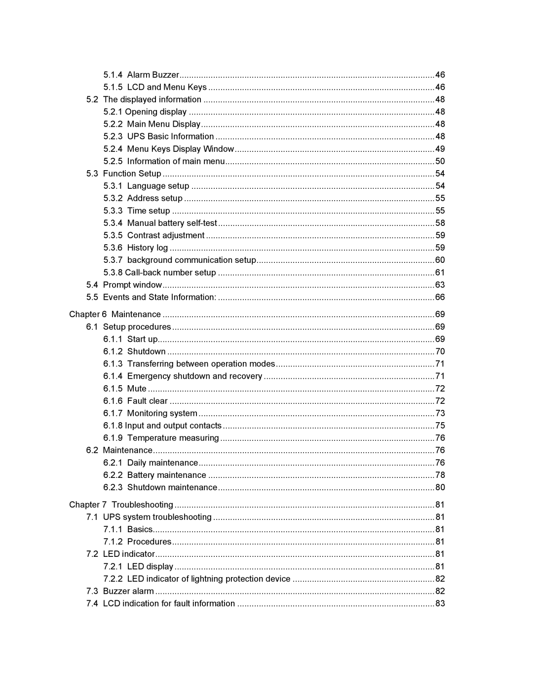 Liebert UPS System user manual 