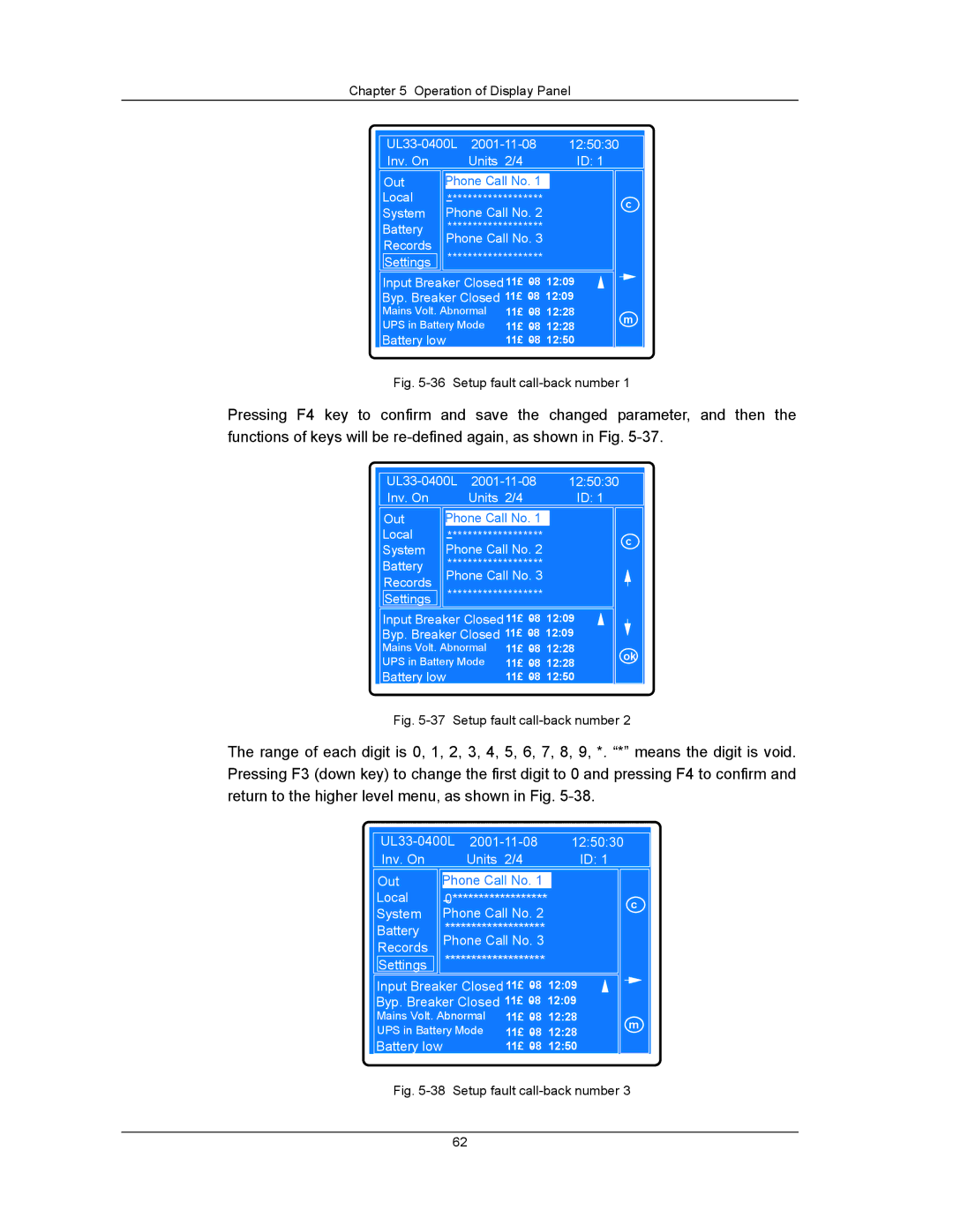 Liebert UPS System user manual Battery low 