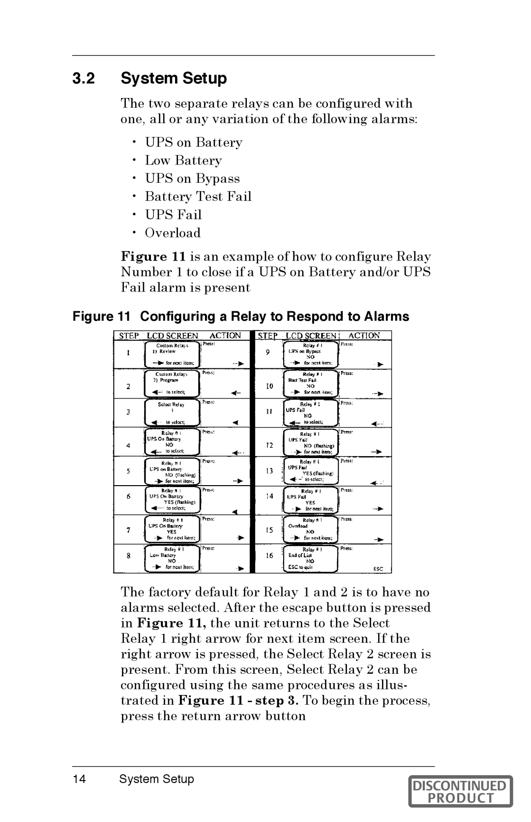 Liebert VCR232CR instruction manual System Setup,  