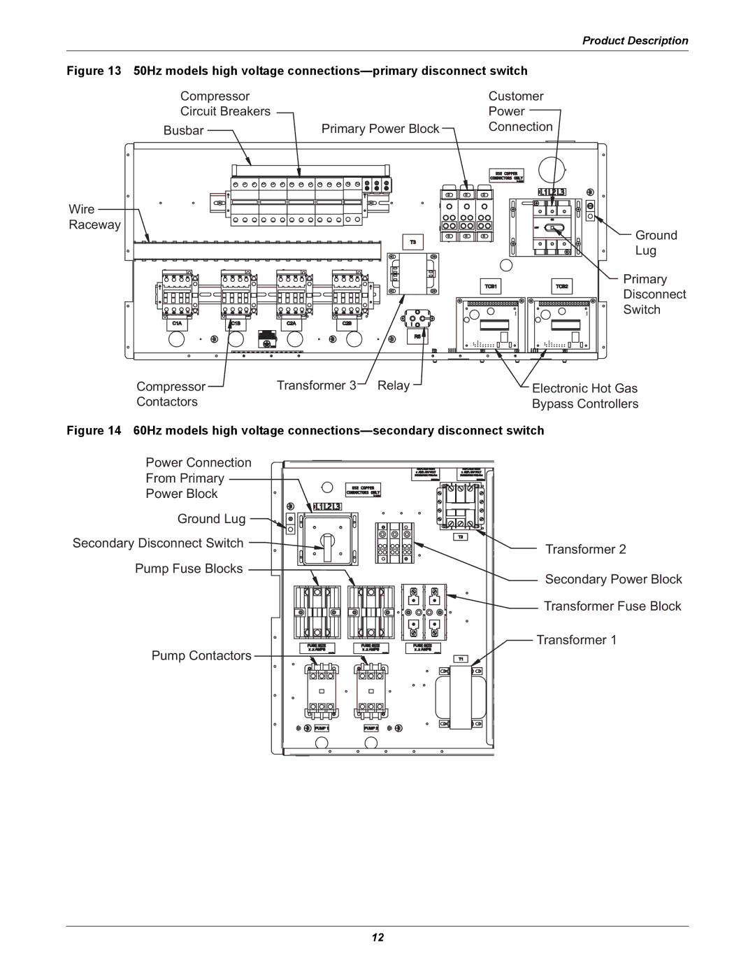 Liebert XDC user manual Contactors 