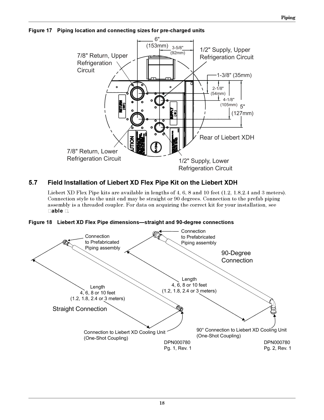 Liebert XDH manual Degree Connection 