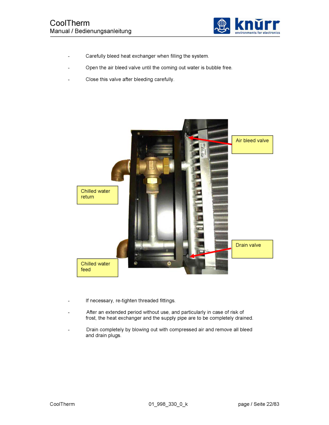 Liebert XDK-W user manual Seite 22/83 