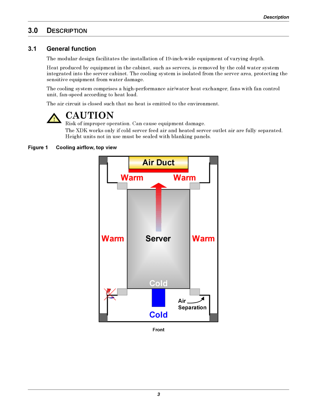 Liebert XDK user manual General function, Description 